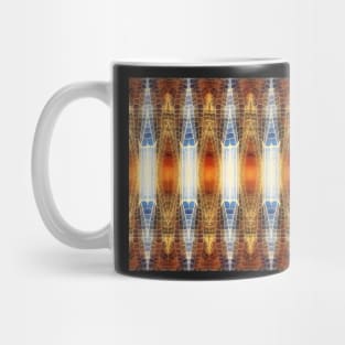 Dragonfly wing pattern gold Mug